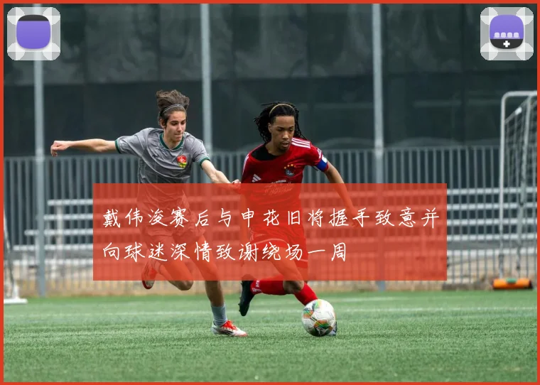 戴伟浚赛后与申花旧将握手致意并向球迷深情致谢绕场一周